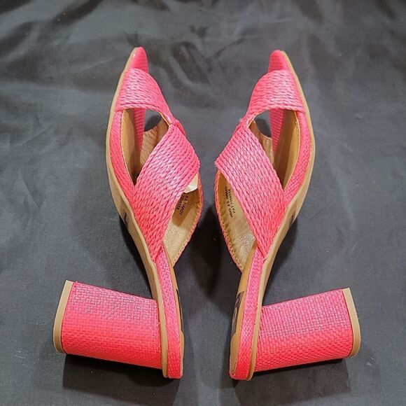 BRAND NEW DV BY DOLCE VITA WOMEN'S LAGUNA PEEP TOE SLIP ON HEELS SANDAL - Picture 14 of 15